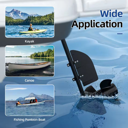 Trolling Motor Rudder Accessories for Kayak Jon Boat Fits 24-55 Thrust Motors