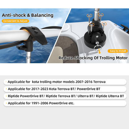 Trolling Motor Stabilizer Mount for Minn Kota Terrova/Riptide Ulterra/Riptide