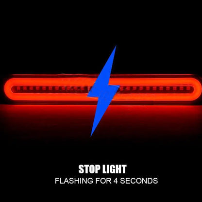 2pcs 3 in 1 LED Tail Light 220x35mm Stop/Tail/Indicator/DRL for Trailer Truck