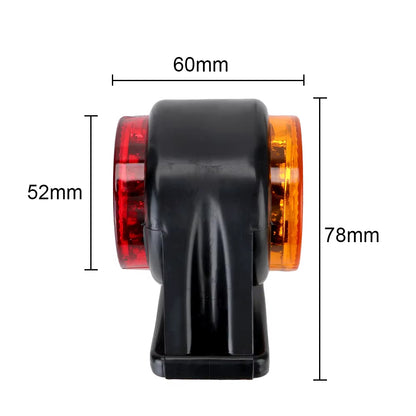 1 x LED Side Marker Lamp Red Amber LED Trailer Truck Caravan Marker Light