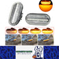 2 x Dynamic LED Side Marker Lights Turn Signal Lamps for Nissan Opel Renault