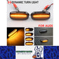 2x Dynamic Turn Signal Light LED Side Marker Lamp for Audi A3 S3 A4 RS4 A6 S6 8P