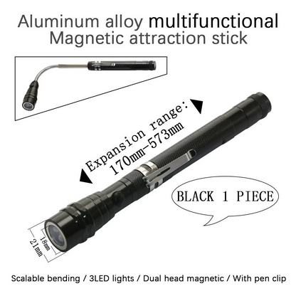 bending Telescopic Magnetic Pen Magnet Pick Up Tool Extendable Suction Rod