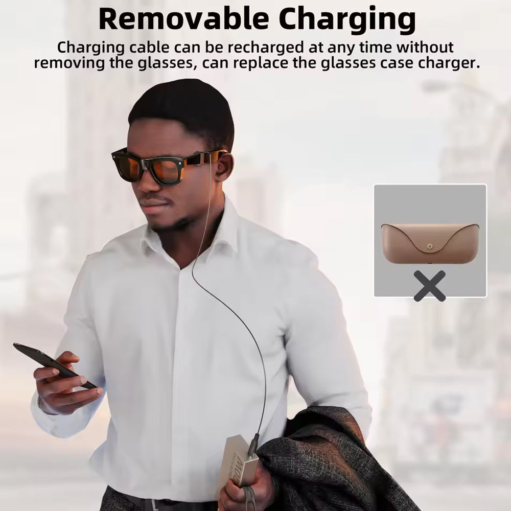 1.2M USB C Charging Cable for RayBan META Smart Glasses Wayfarer Skyler Headline