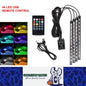 LED Car RGB Ambient Lights Remote Control LED Strip USB Interior Atmosphere Lamp