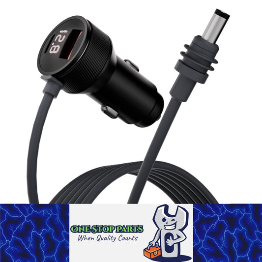Starlink Mini Car Charger 12-24V 3M Cable QC/PD Port Voltmeter Cigarrete Adapter