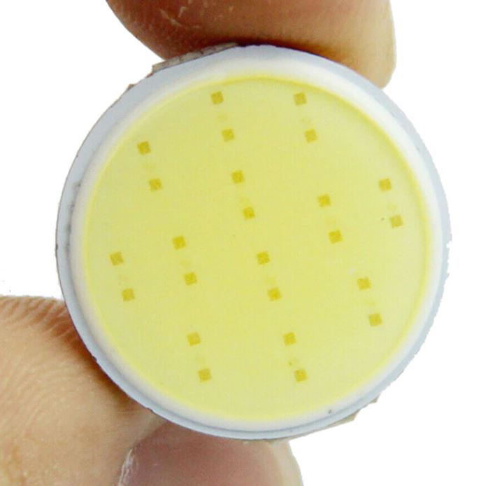 20 x Cool White BA15S 1156 12V COB Style Cool White Flat Face LEDs (20pcs)
