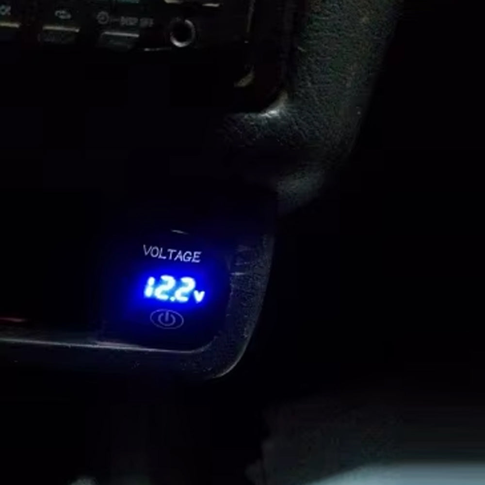 12V 24V Touch Switch Panel Car Voltmeter Panel LED Digital Display panel marine