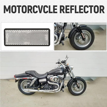 3 x White Reflectors Adhesive Backing Stick on White Reflectors 88x35mm 3pcs