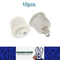 10 x Round Rocker Switch Car Boat Dashboard 2 Pin ON/OFF Power Switch White