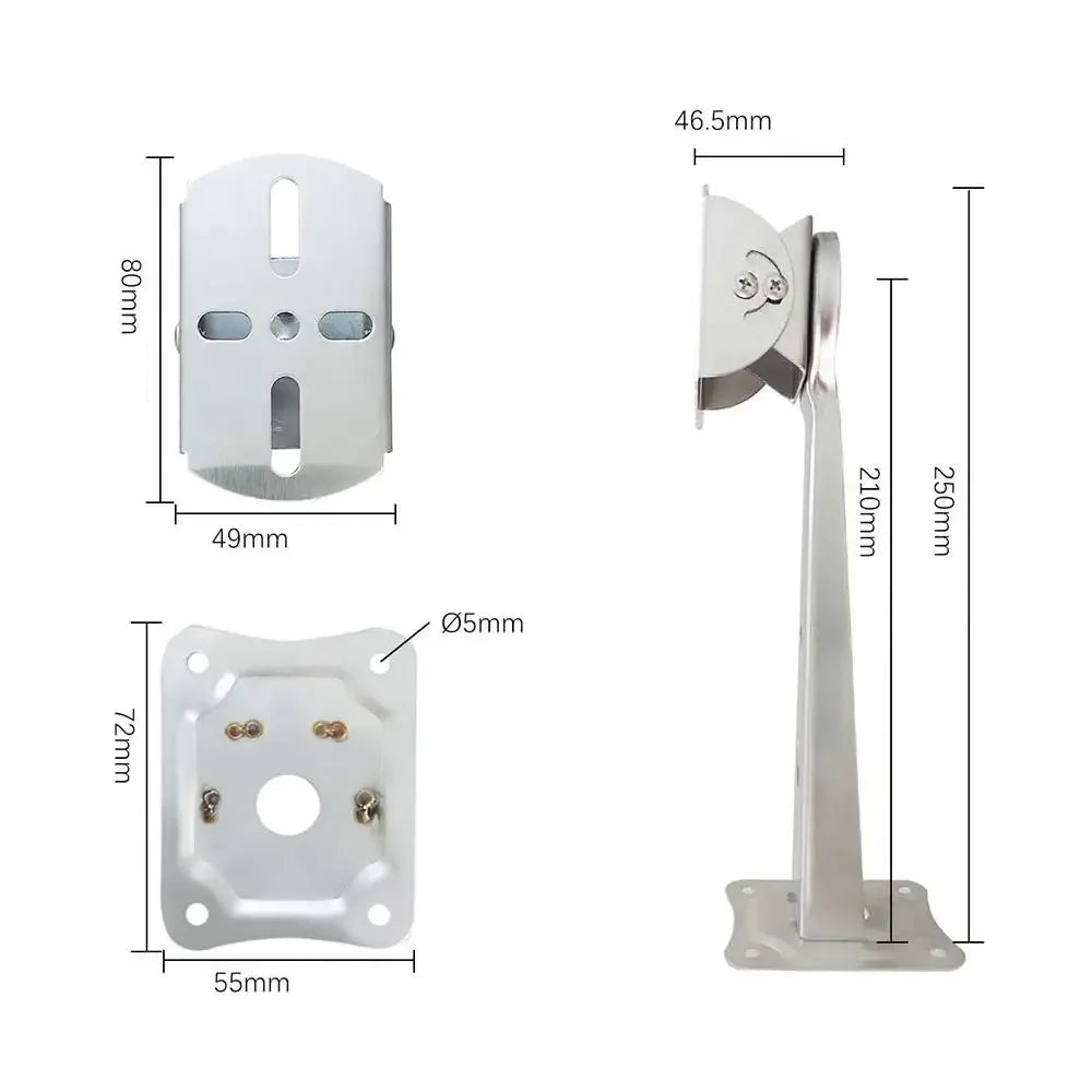 Starlink Mini Wall Mount Bracket 250mm Multi-Angle Adjustment Pole Clamp Mount