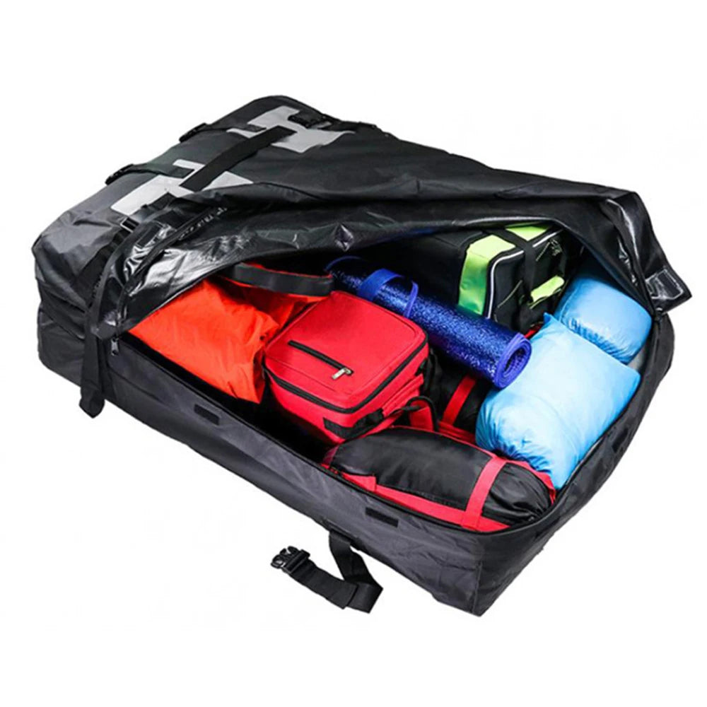 109x86x43cm Waterproof Car Roof Luggage Bag 600D Oxford Cloth Cargo Carrier Bag