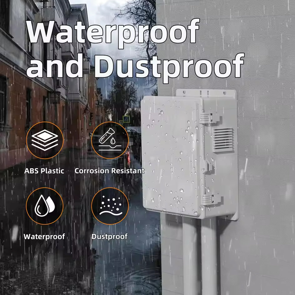Waterproof Outdoor Electrical Box 460X320X160MM Junction Enclosure Box with Fan