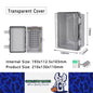 Waterproof Outdoor Electrical Box 210x130x110mm Plastic Enclosure Junction Box