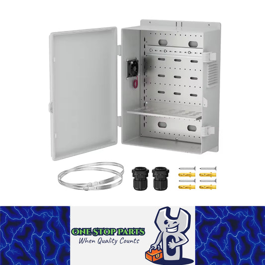Waterproof Outdoor Electrical Box 460X320X160MM Junction Enclosure Box with Fan