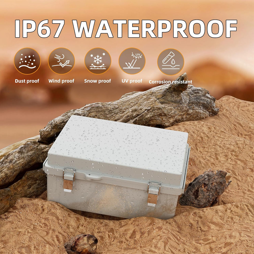 Waterproof Outdoor Electrical Box 500x400x200MM Plastic Junction Enclosure Box