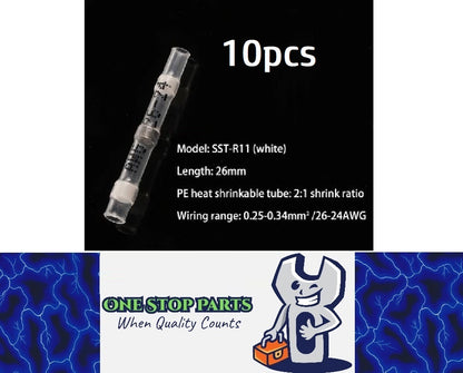 10pcs Waterproof Heat shrink Wire Connector Solder Insulated Join (suits 0.3mm)