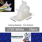 10 x Adjustable Cable Clips ID15.6-20.4mm Self-Adhesive Wire Clamps Cord Holders