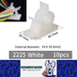 10 x Adjustable Cable Clips ID19.8-25mm Self-Adhesive Wire Clamps Cord Holders