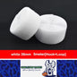 Pair White 5M x 38mm Non-Adhesive Hook and Loop Tape Sewing Fastener Magic Tape