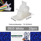 10 x Adjustable Cable Clips ID7.8-10.9mm Self-Adhesive Cord Holders Wire Clamps