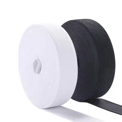 Pair White 5M x 16mm Non-Adhesive Hook and Loop Tape Sewing Fastener Magic Tape
