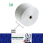 5M x 5CM White Exhaust Pipe Heat Shield Insulation Wrap Thermal Exhaust Tape