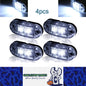 4 x White Front Marker Lamps ADR Compliant E Mark 12v/24v Multivolt (4pcs)