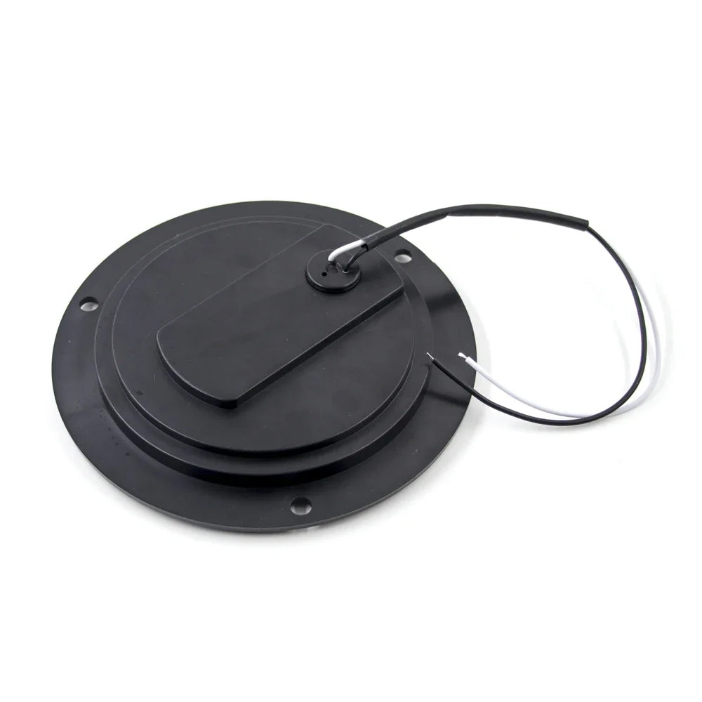 2 x White LED Rear Light Round 136mm 12-24V Reverse Lamp Tail Lamp Trailer Truck