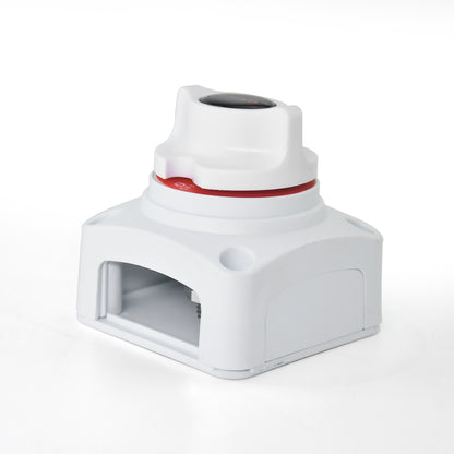 White Marine Grade Battery Isolator Switch for Boats Heavy Duty 275Amp 8V-50V