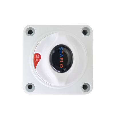 White Marine Grade Battery Isolator Switch for Boats Heavy Duty 275Amp 8V-50V