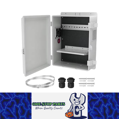 Waterproof Outdoor Electrical Box 400x280x150MM Junction Enclosure Box with Fan