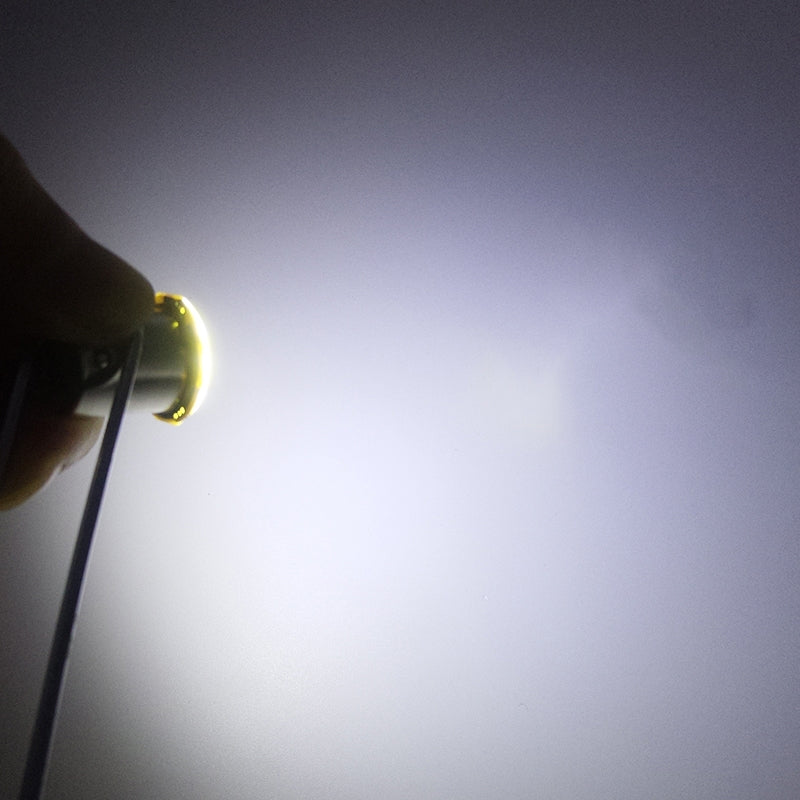 40 x Stop/Tail White BAY15D 1157 12v COB Style White Flat Face LEDs (40pcs)