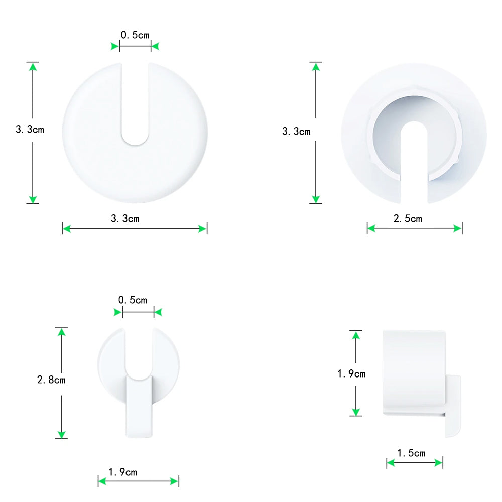 4x White Starlink Cable Routing Grommet Starlink Cable Wall Pass Through Grommet