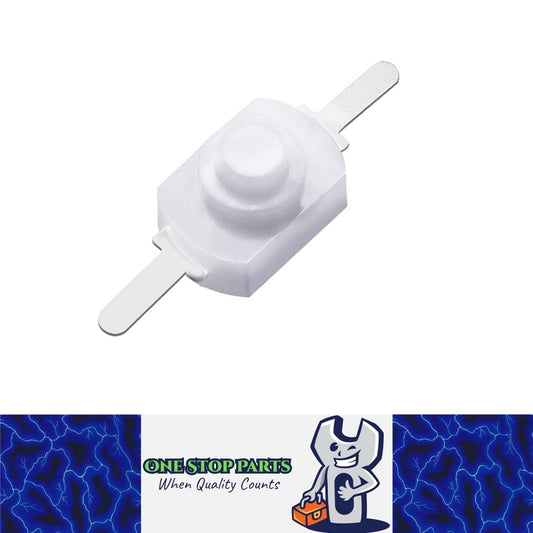 10 x White Mini micro switch on/off 12*8mm 1Amp with straight solder tabs 10pcs