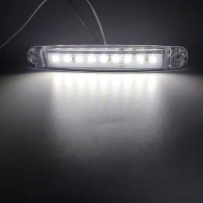 10 x White LED Front Marker Lamps  9SMD 12V/24V LED Front Marker Light 10pcs