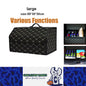 Gold L PU Car Storage Box Trunk Organizer Collapsible Cargo Tool Storage Box