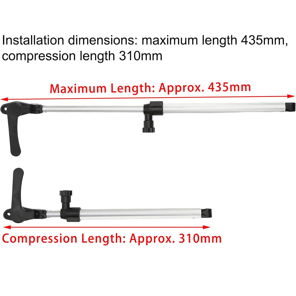 2pcs RV Window Support Rod 310‑435mm Telescopic Alloy Strut for Camper Trailer