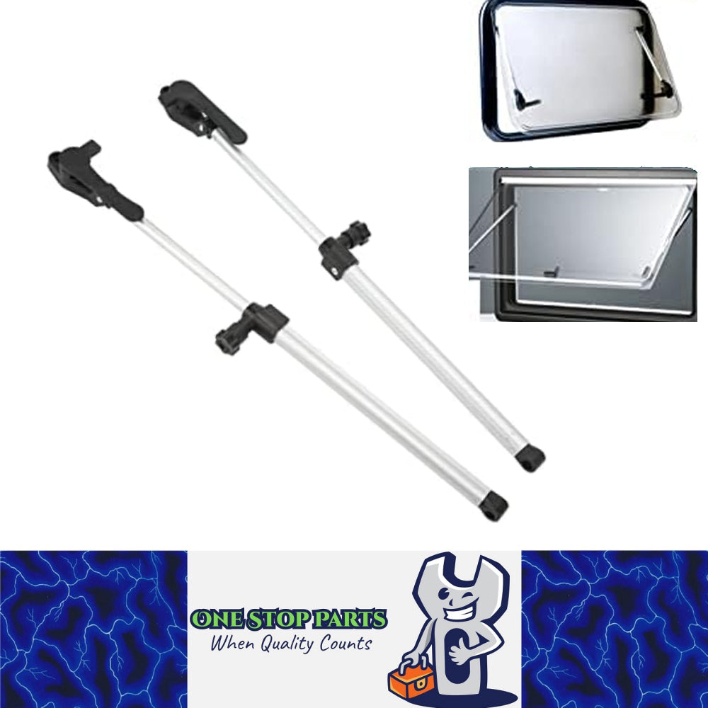 2pcs RV Window Support Rod 310‑435mm Telescopic Alloy Strut for Camper Trailer