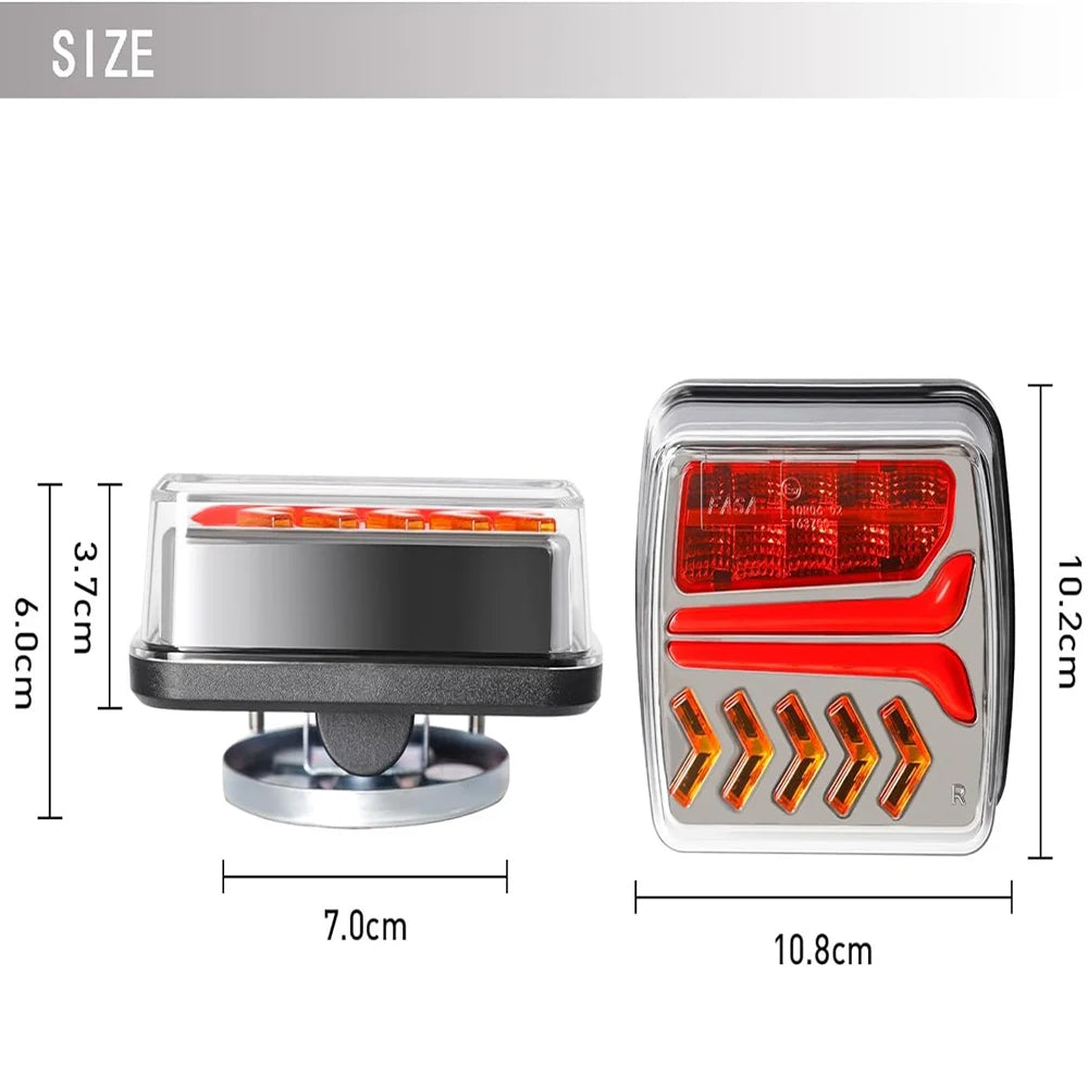 Wireless Trailer Light Kit Wireless Magnetic Trailer Light for Boat Tow Truck