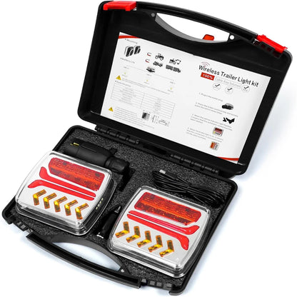 Wireless Trailer Light Kit Wireless Magnetic Trailer Light for Boat Tow Truck