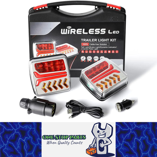 Wireless Trailer Light Kit Wireless Magnetic Trailer Light for Boat Tow Truck