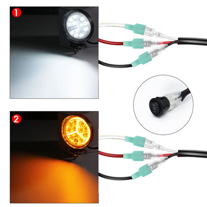 2.8M 12V 40A Wiring Harness Relay Swtitch Kit for 1pc 2 Modes LED Work Light Bar