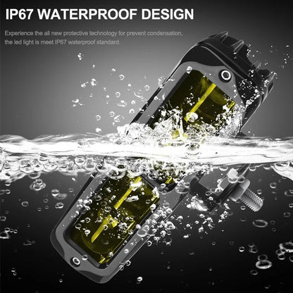 1 x 30W LED Work Light 153x44mm 12-24V 4000K Yellow LED Light Bar Driving Beam