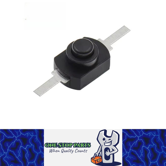 10 x Black Mini micro switch on/off 12*8mm 1Amp with straight solder tabs 10pcs