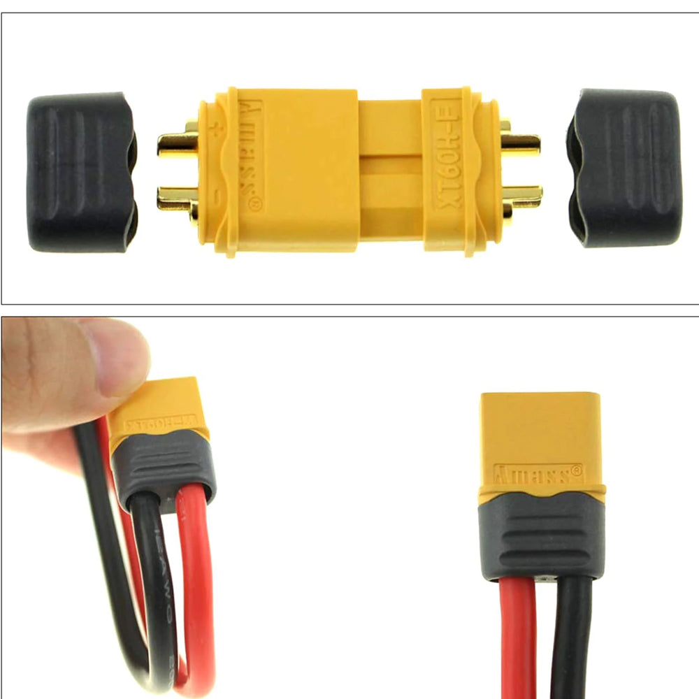 10 Pairs XT60H Bullet Connectors Male Female Plugs for RC Lipo Battery RC Plane