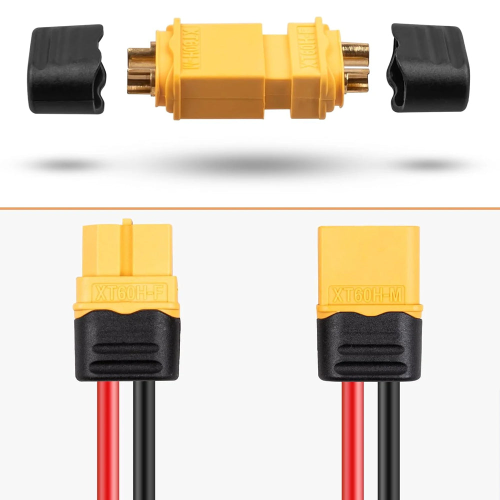 10 Pairs XT60H Bullet Connectors Male Female Plugs for RC Lipo Battery RC Plane