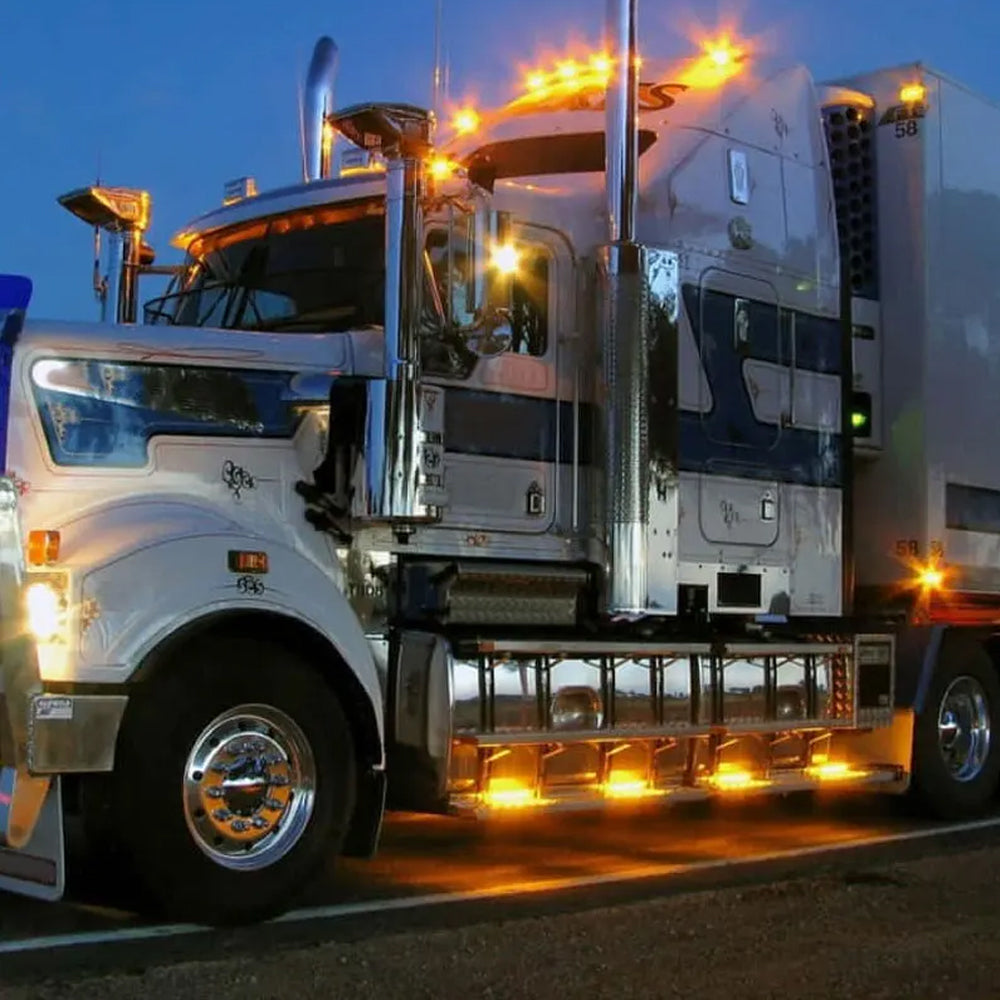 1 x Amber LED Side Marker Lamp 100x38mm 12V-24V 15LEDs Side Marker Signal Light