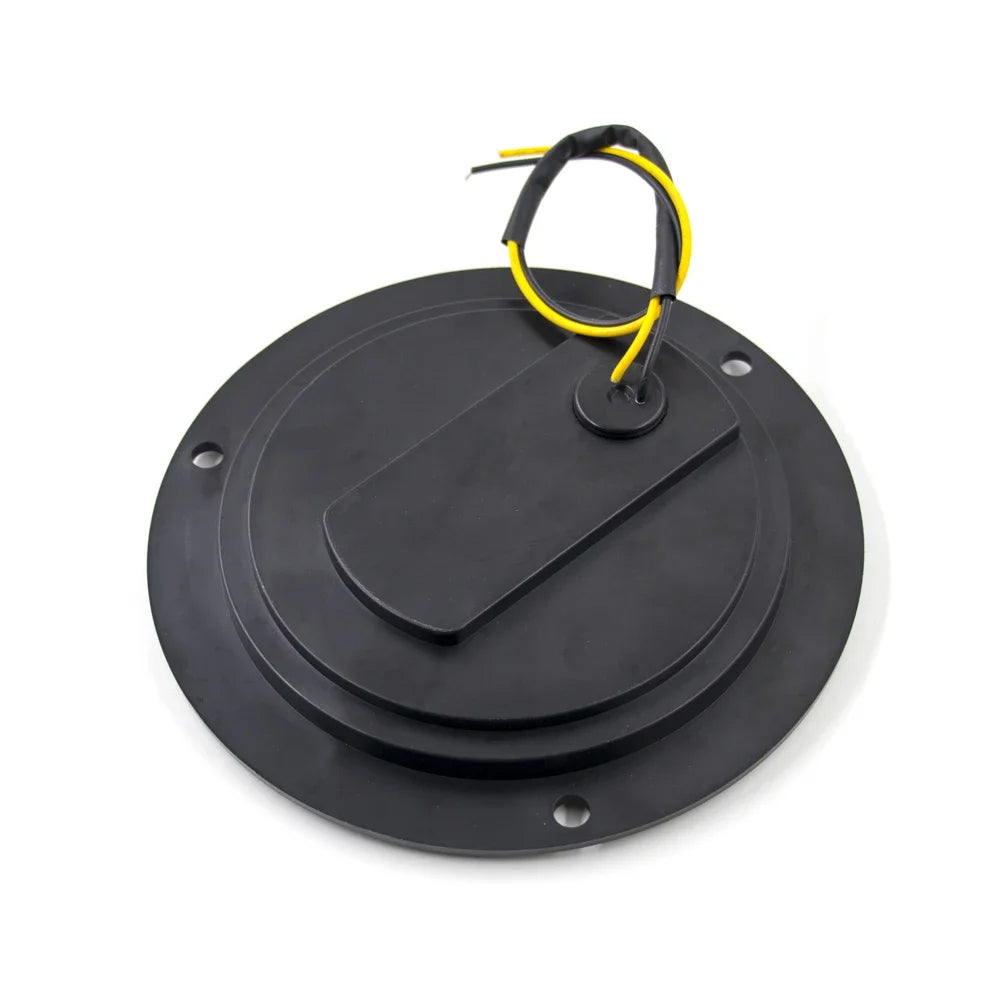 1 x Amber LED Rear Light Round 136mm 12-24V Indicator Lamp Caravan Trailer Truck